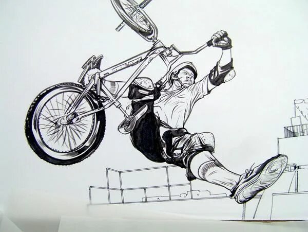 BMX рисунок