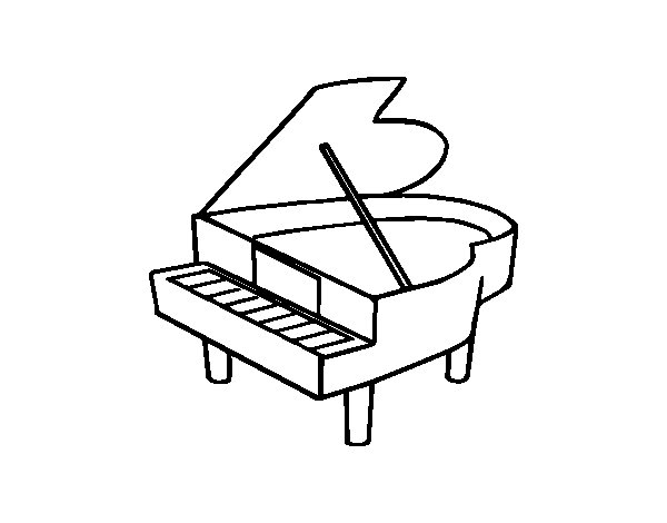 Пианино рисунок