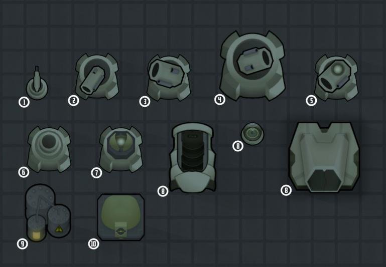 Кластер механоидов RIMWORLD