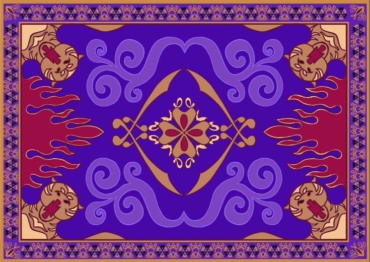 Алладин мультфильм на ковре