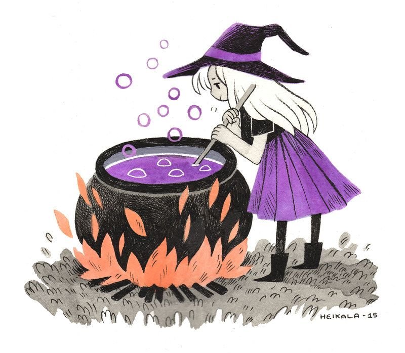Ведьма Зельеварение Helloween
