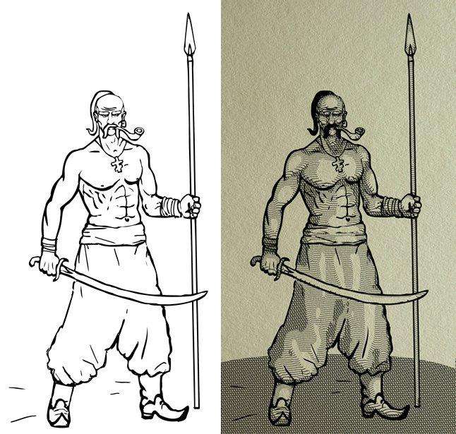 Рисунки Казаков
