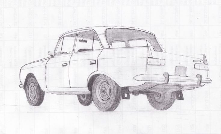 Москвич 412 ИЖ эскиз