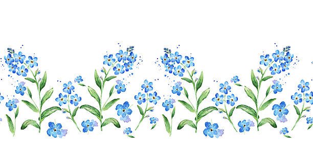 Незабудки орнамент