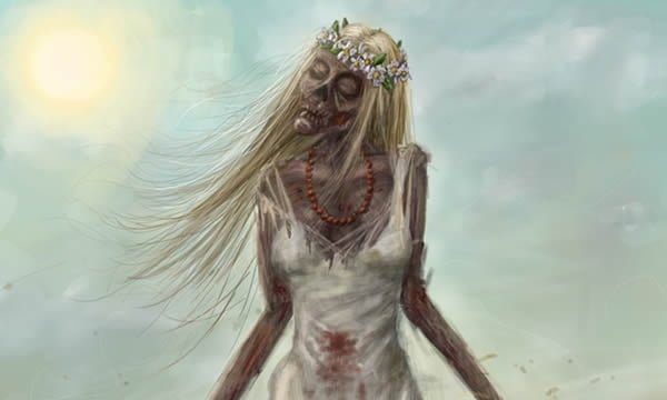 Полуденница рисунок