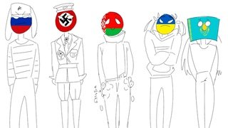 Манекен для рисования Countryhumans