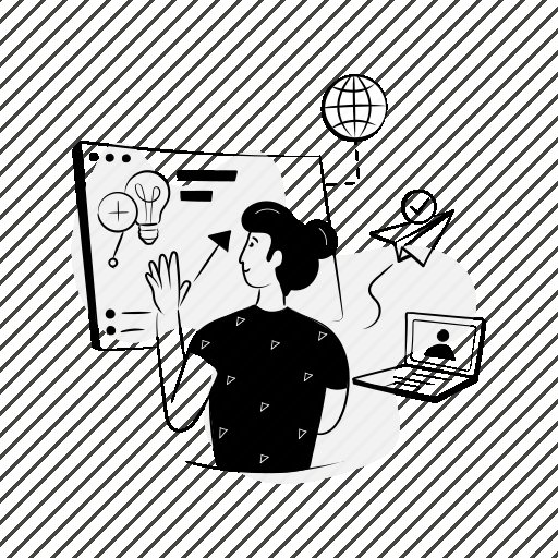 Заставки для информации Рисованные промышленность