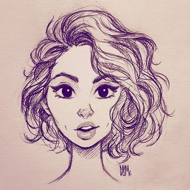 Рисунки для срисовки лица