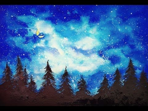 Звездное небо рисунок