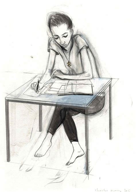 Студент рисунок карандашом