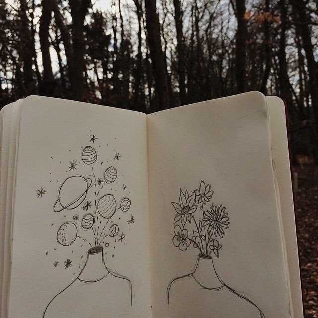 Рисунки в скетчбук