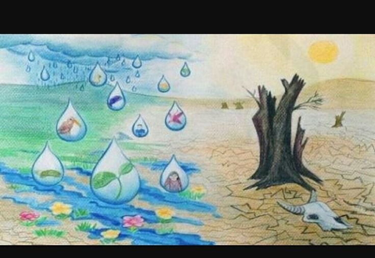 Рисование на тему вода