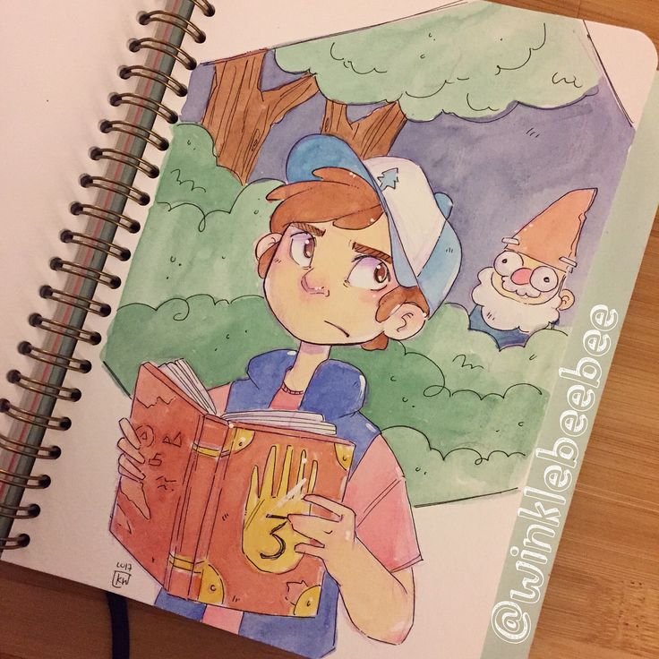 Sketchbook Гравити Фолз