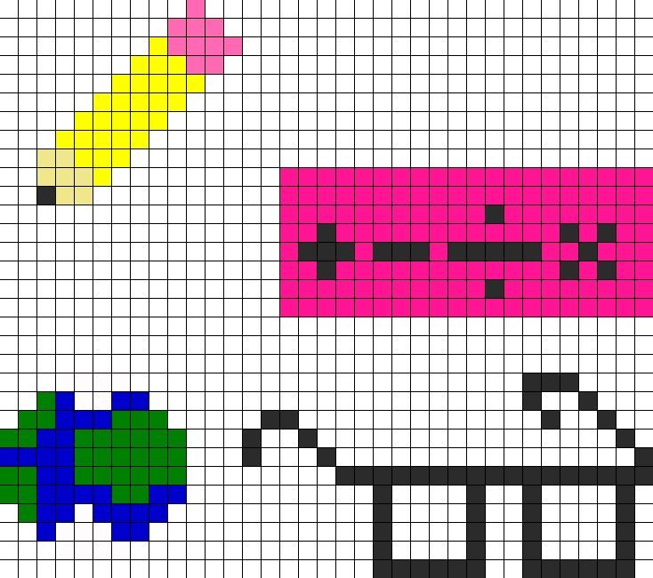 Рисунки по клеткам маленькие
