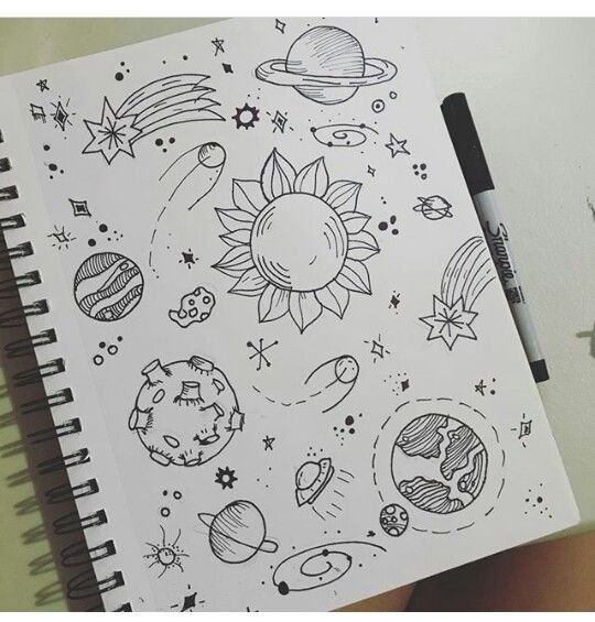 Маленькие рисуночки для блокнота