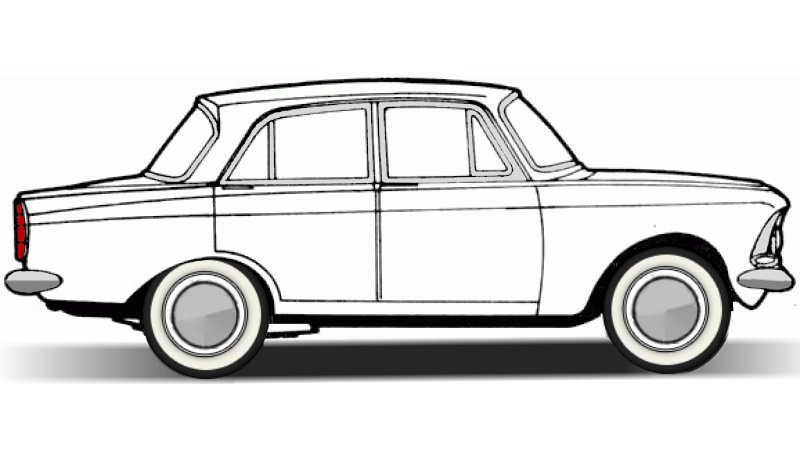 Москвич 412 сбоку