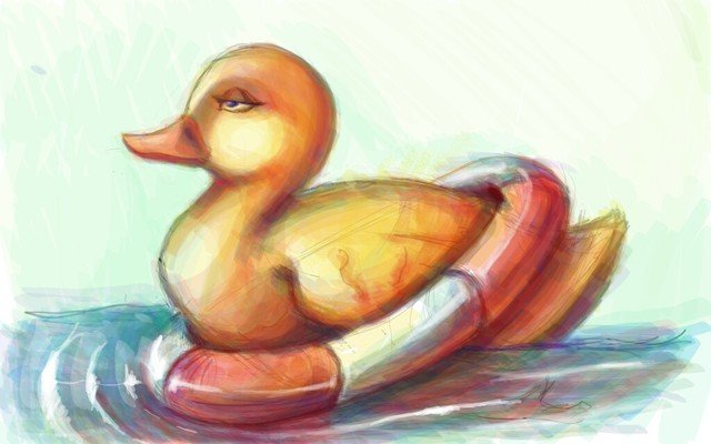 Рисунки утки для срисовки