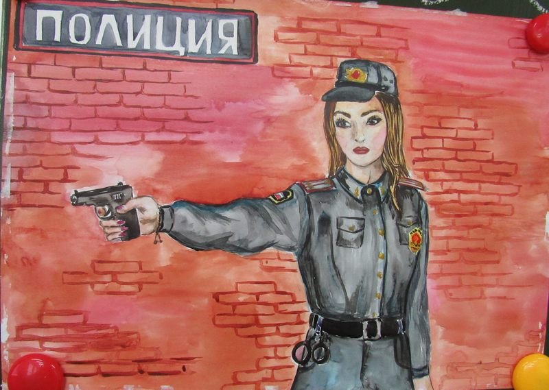 Милиция рисунок