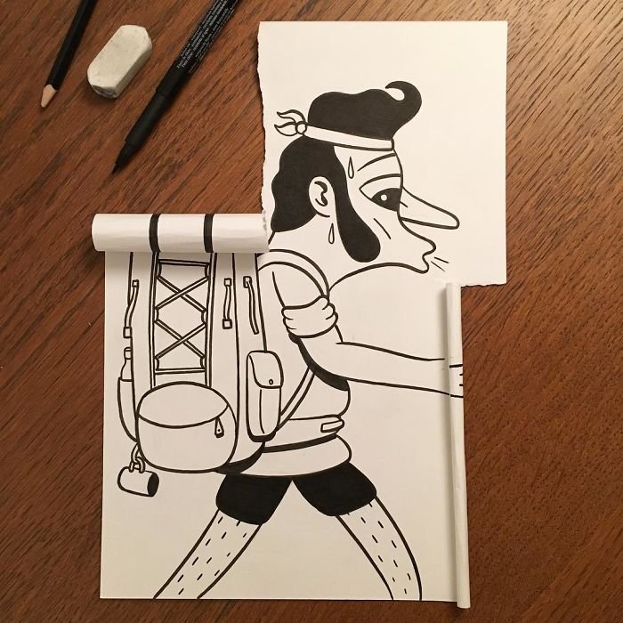 Креативные рисунки маркерами