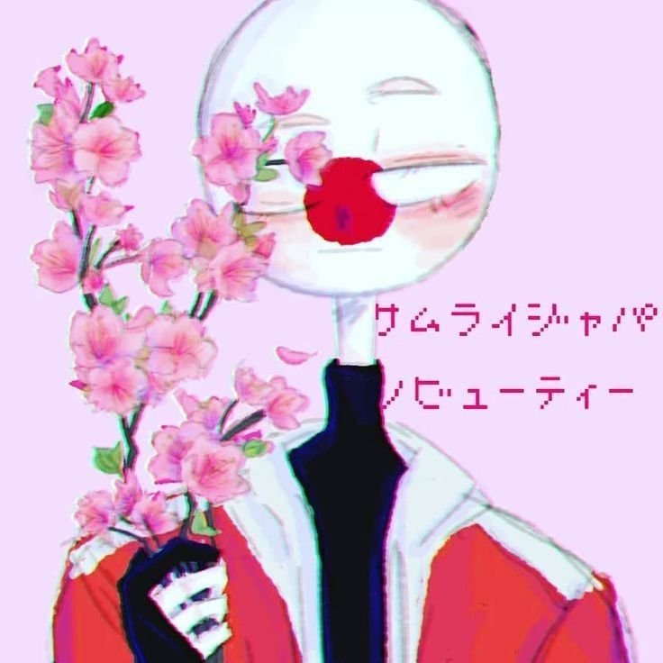 Япония арт Countryhumans