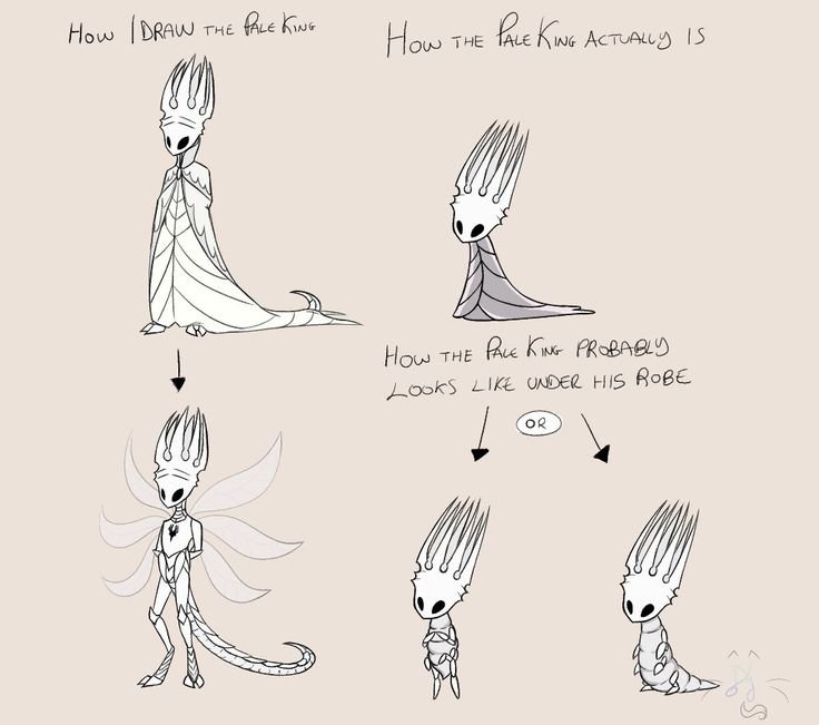 Hollow Knight бледный Король и белая леди