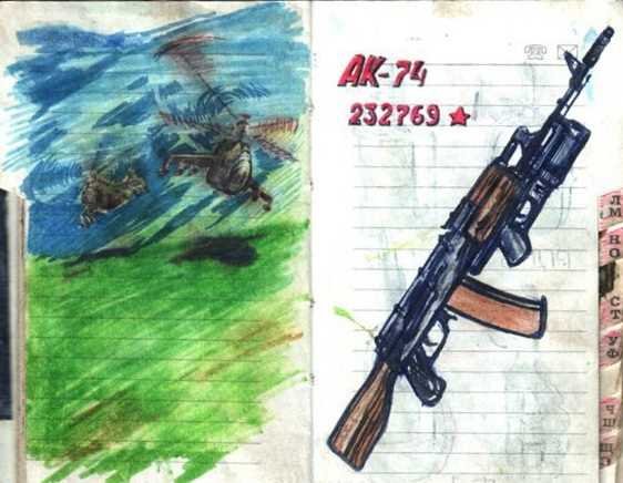 Чеченская война рисунки детей