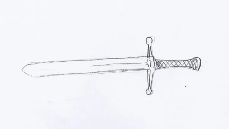 Меч рисунок