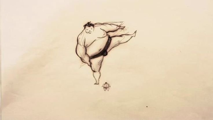 Сумо рисунок