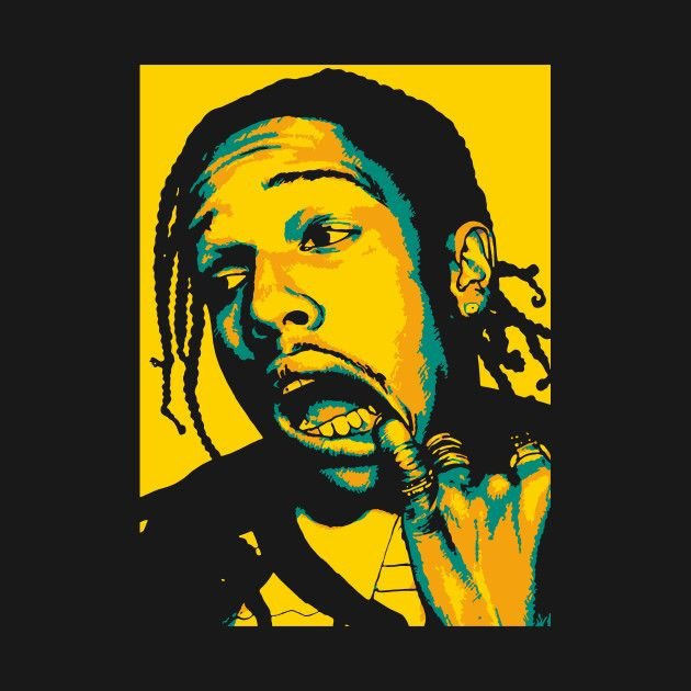 ASAP Rocky арт портрет
