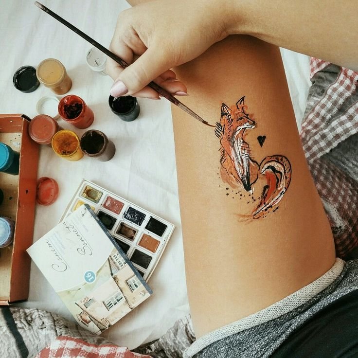 Креативные тату для девушек