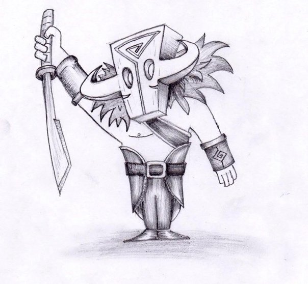 Герои Dota 2 карандашом