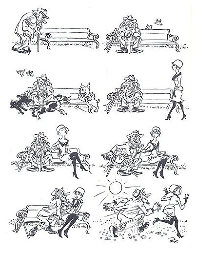Художник-карикатурист х. Бидструп