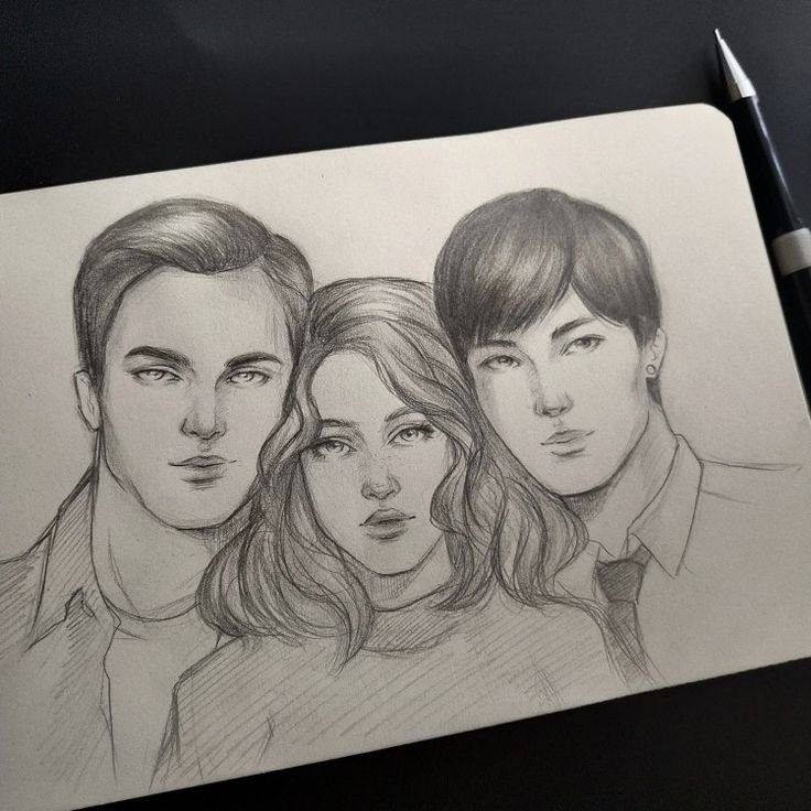 Уэнсдей рисунок карандашом из сериала
