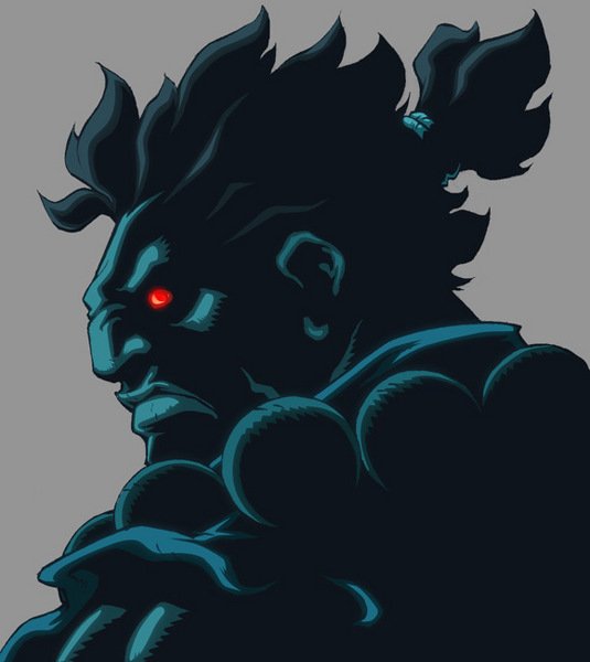 Akuma Street Fighter Art