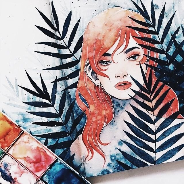 Рисунки для скетчбука акварелью