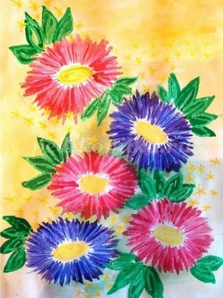 Цветы для рисования детям