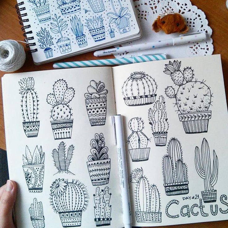 Идеи для рисования в скетчбуке