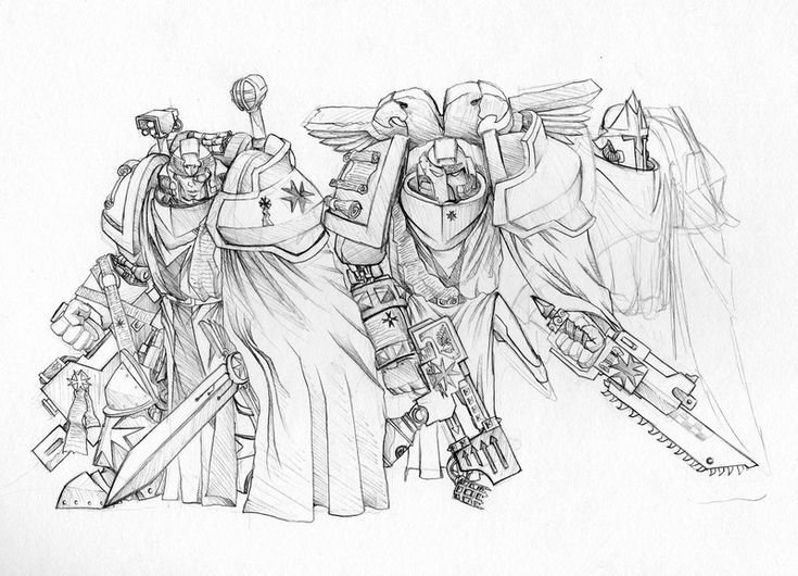 Чёрные Храмовники Warhammer 40000