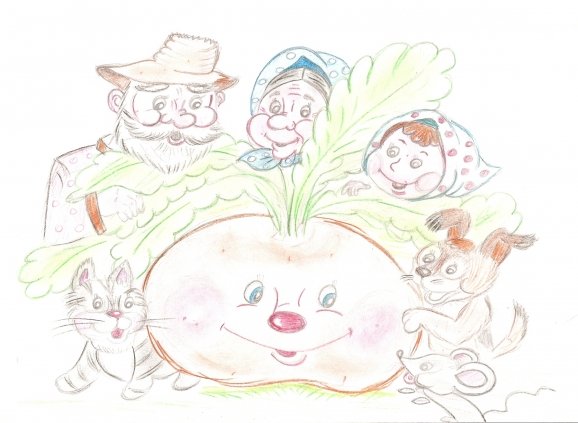 Сказка Репка рисунок