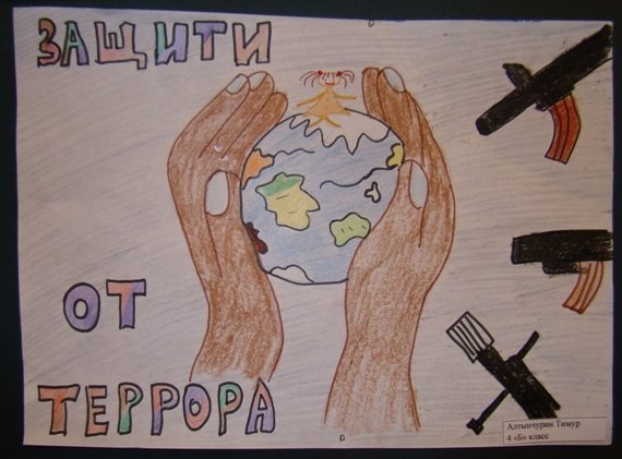 Рисунок на тему Антитеррор