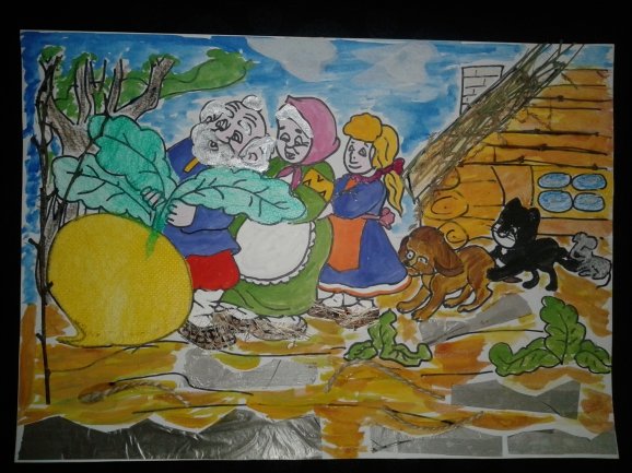 Рисунок на тему Репка