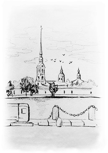 Петропавловская крепость в Санкт-Петербурге