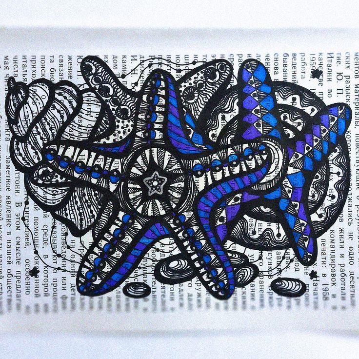 Индиго рисунок