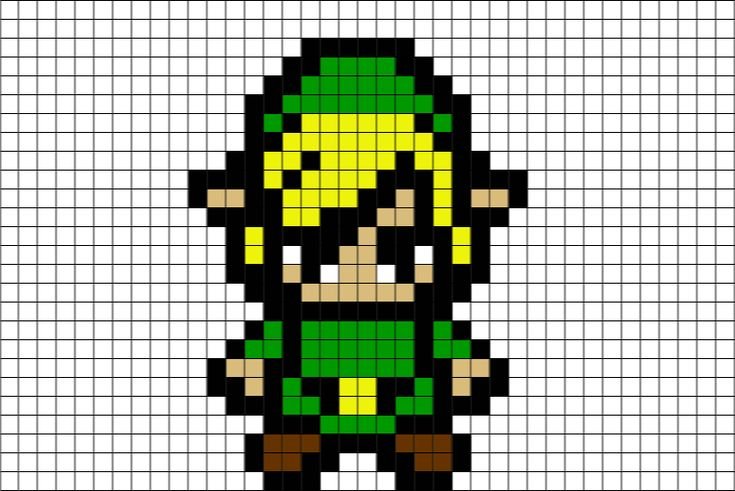 The Legend of Zelda пиксель арт