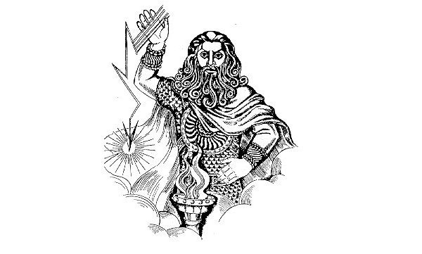 Перун Славянский Бог рисунок