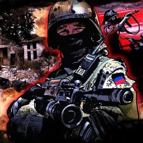Боец ДНР арт