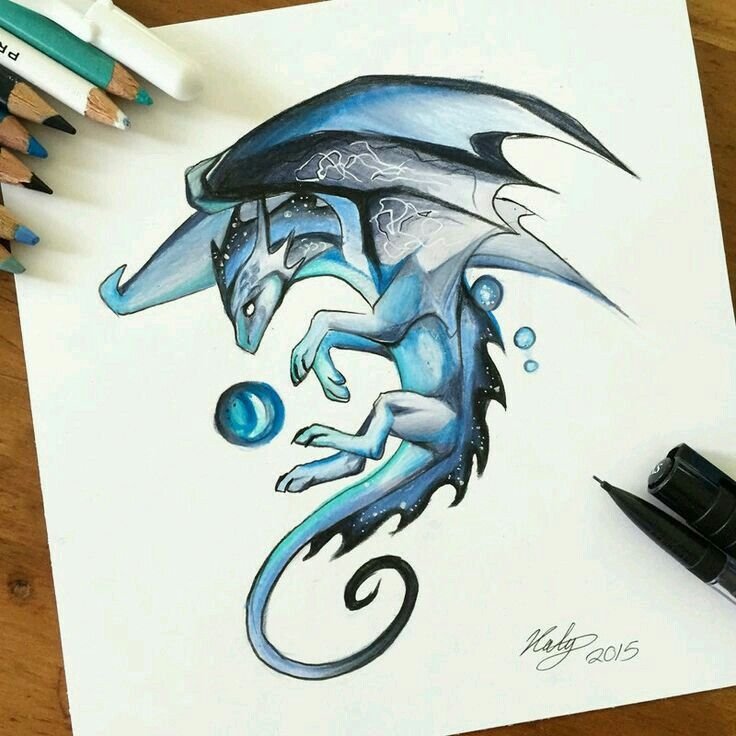 Рисунки драконов для срисовки