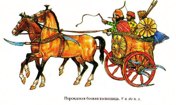 Персидская серпоносная колесница