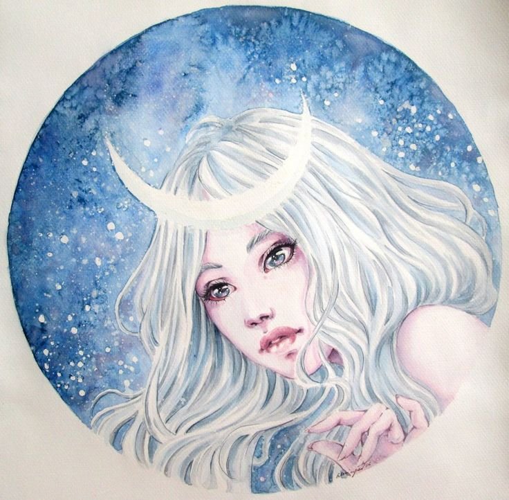Луна арт