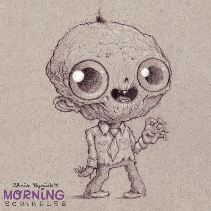 Morning Scribbles монстрики